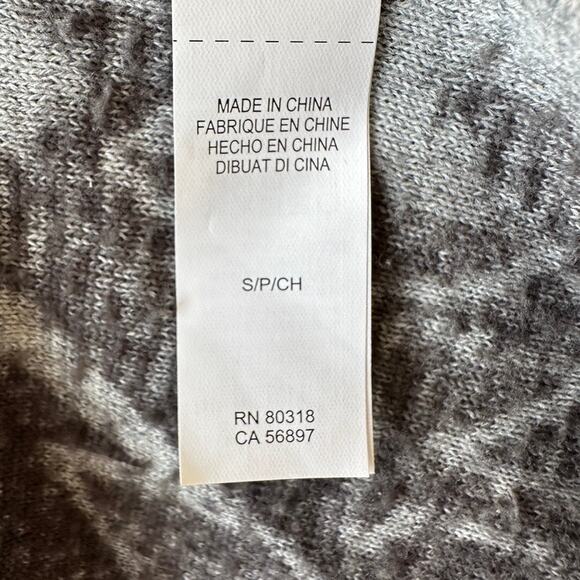 Lucky Brand Fringed Brushed Knit Cardigan Sweater Boho Southwest Open Front S - Picture 9 of 10